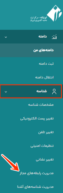 تنظیم رابط ها در ایرنیک